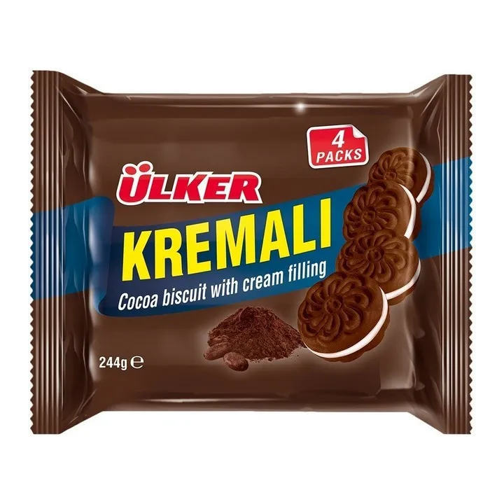 Ulker Kakao Kremali Biskuvi 4X61G 11X1 11